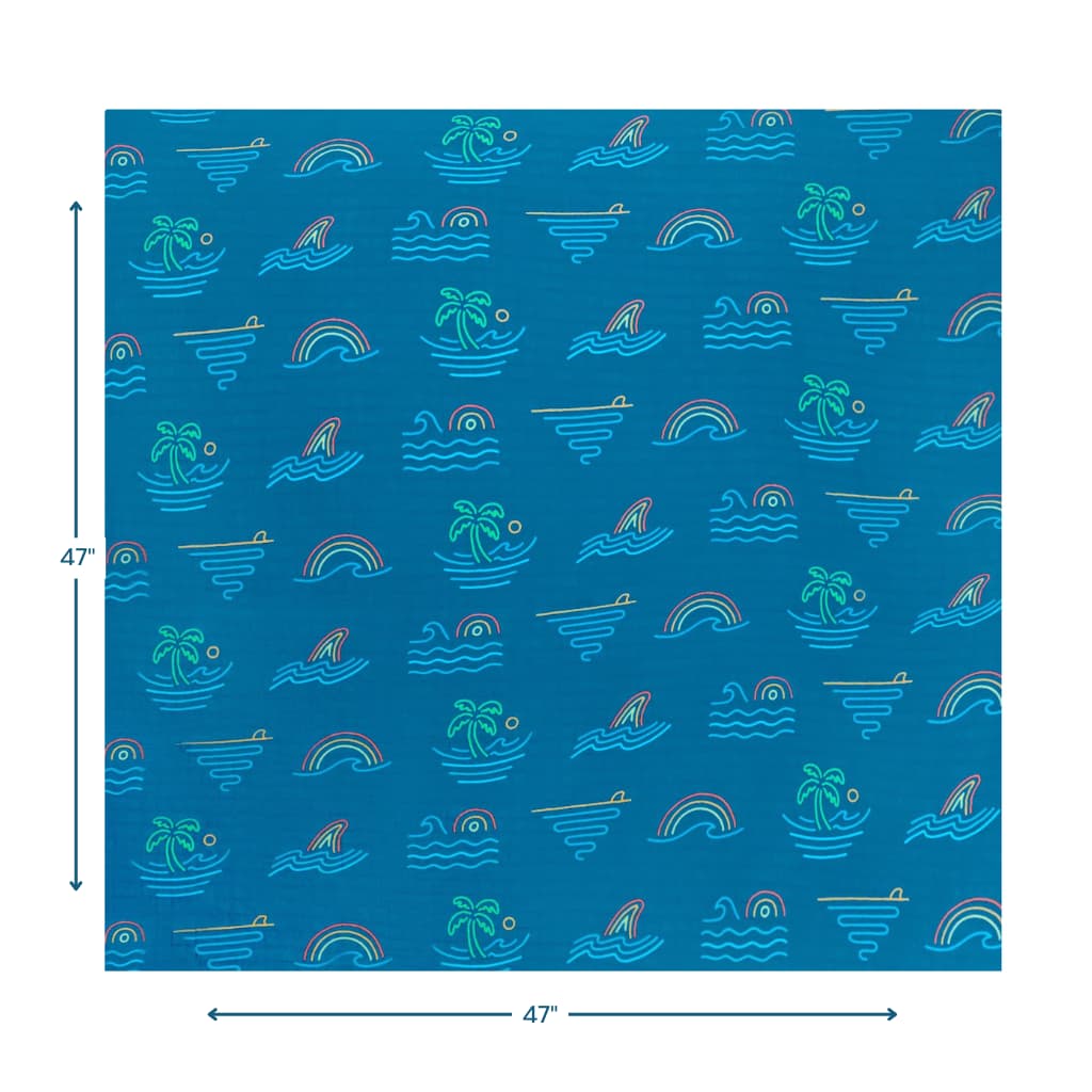 Tropical Daydream Muslin Swaddle Blanket