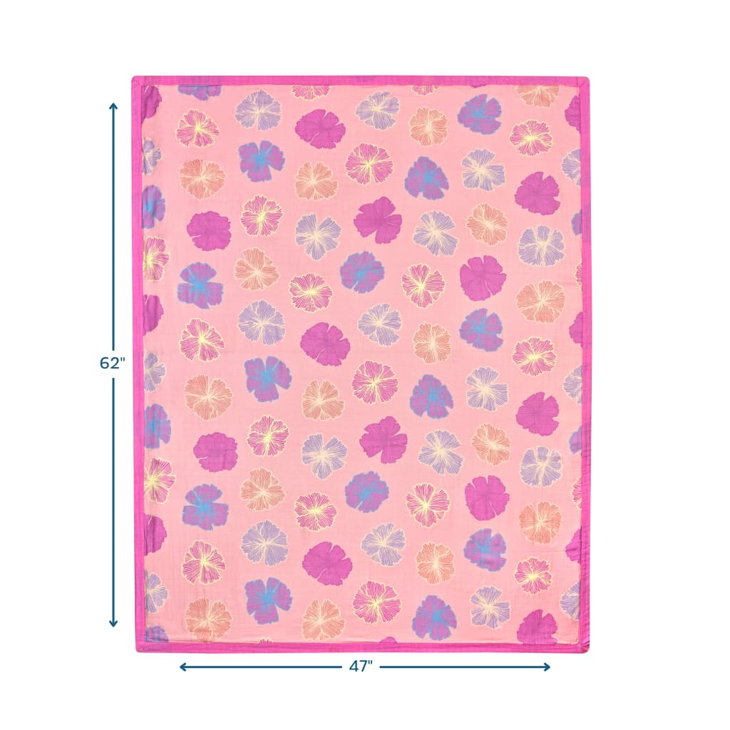 Seaflower Throw Blanket