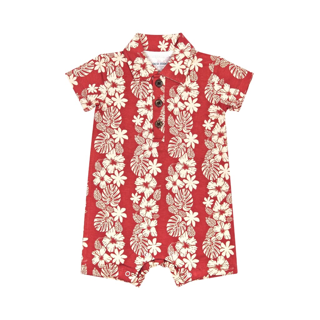 Vintage Aloha Polo Bamboo Romper