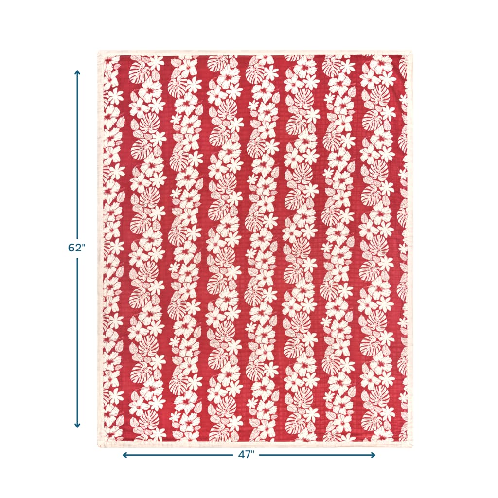 Vintage Aloha Throw Blanket