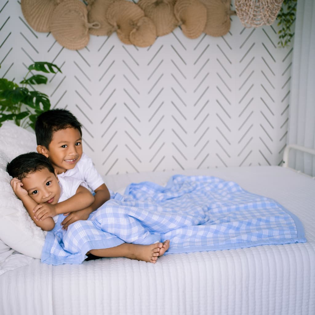 Palaka Polū Baby Quilt