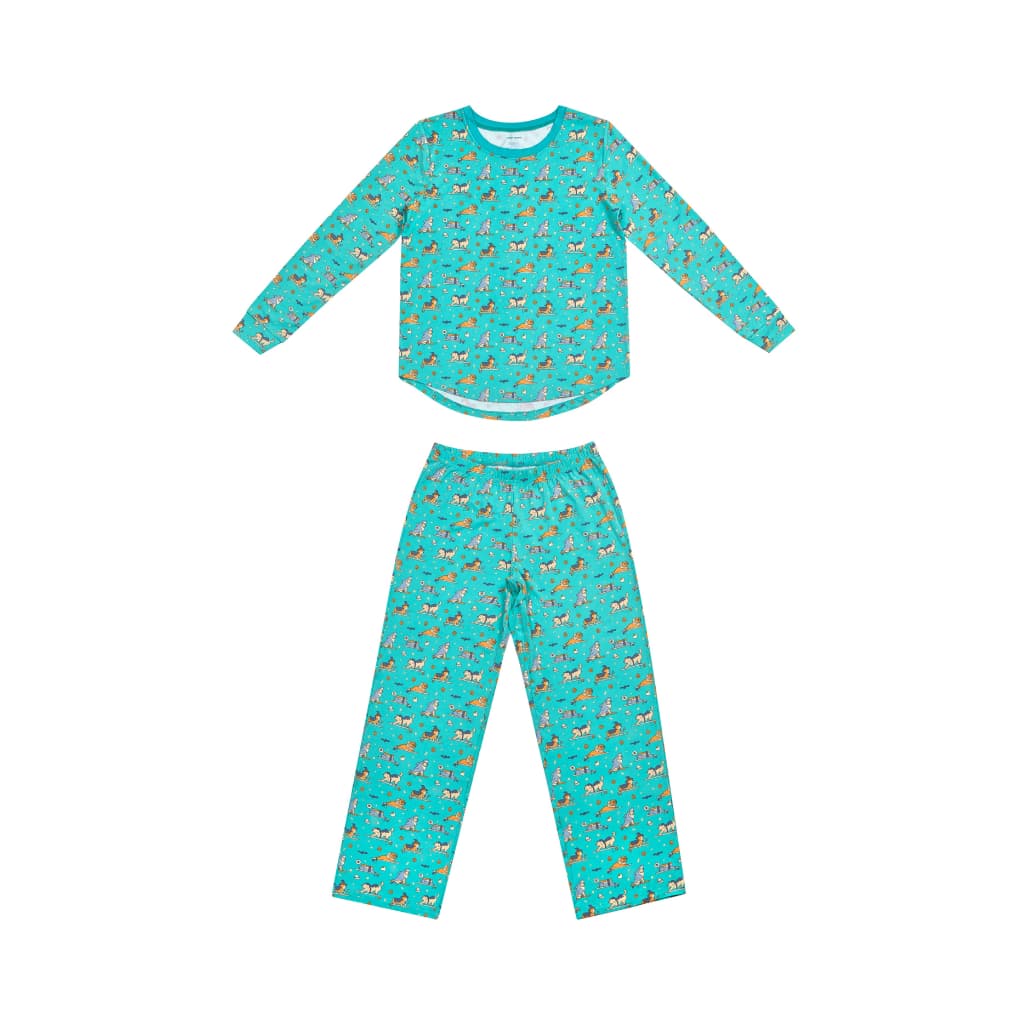 HOWL-oween Women's Long Bamboo Pajamas