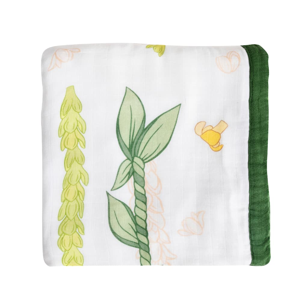 Hawaiian print baby online blanket