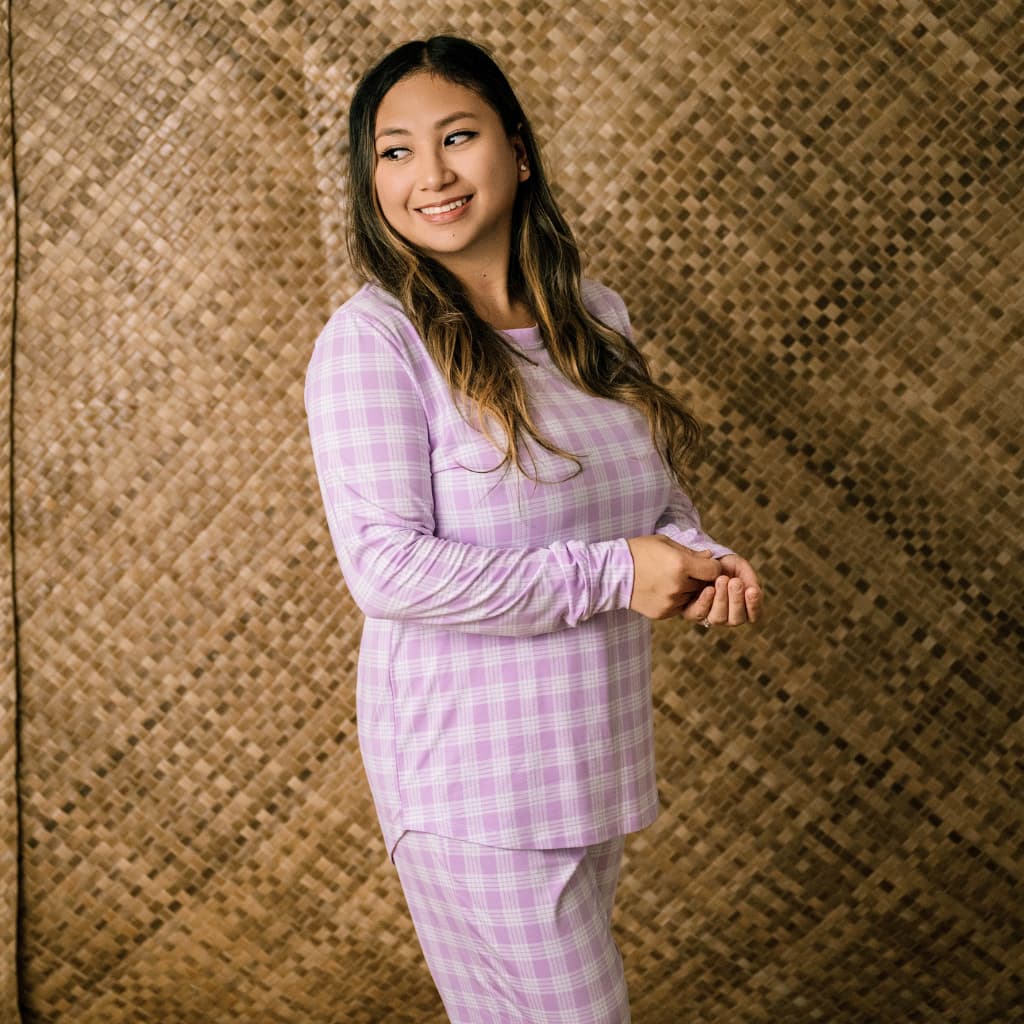 Palaka Poni Women's Long Bamboo Pajamas