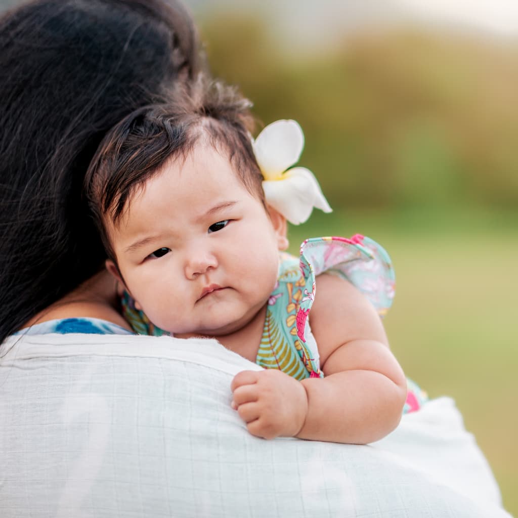Tūtū's Garden Bamboo Flutter Sleeve Onesie