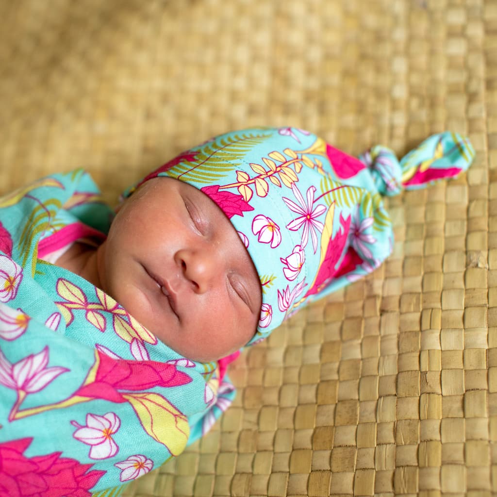 Tūtū's Garden Bamboo Knotted Hat