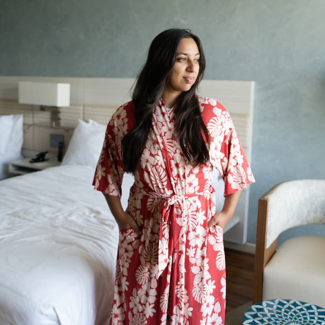 Vintage Aloha Bamboo Mama Robe