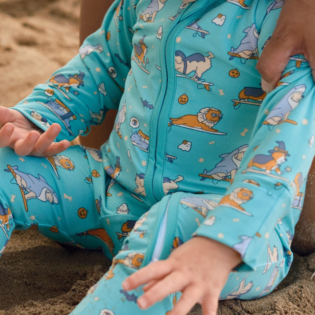 HOWL-oween Bamboo Coverall