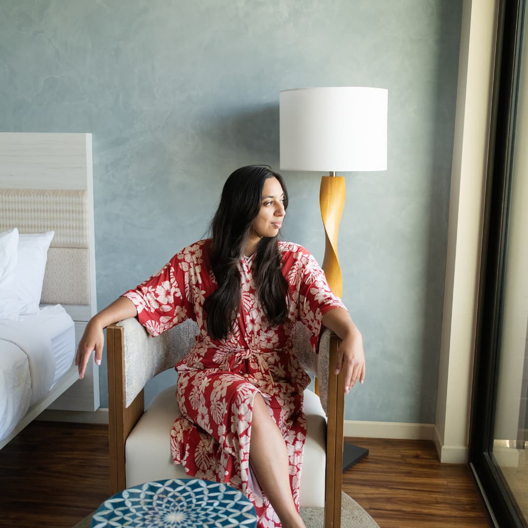 Vintage Aloha Bamboo Mama Robe