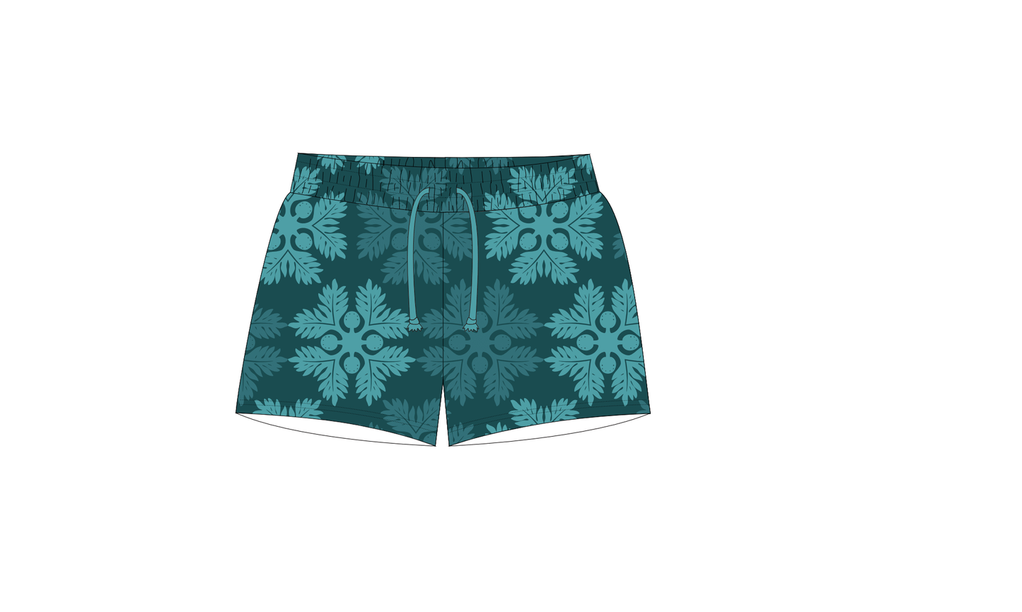 ʻUlu Grove Bamboo Drawstring Shorts