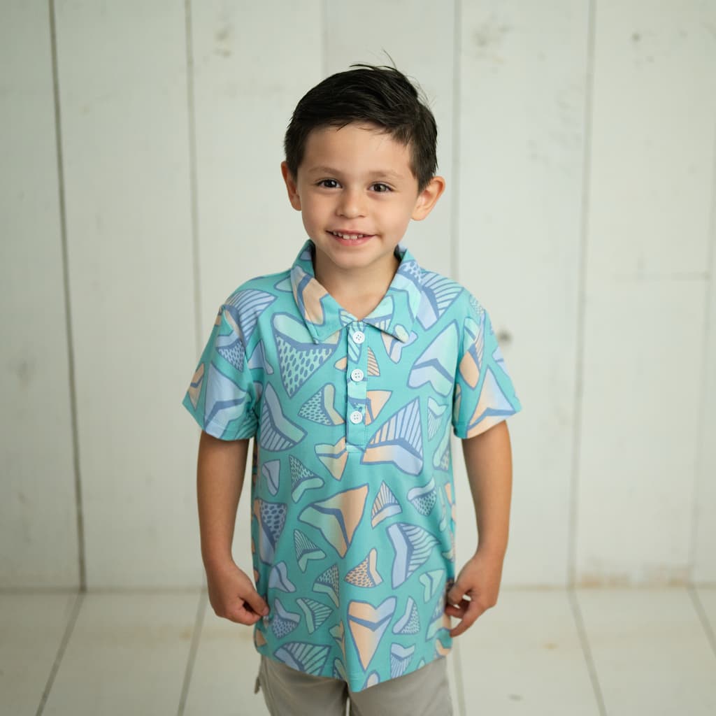 Shark Tooth Bamboo Polo