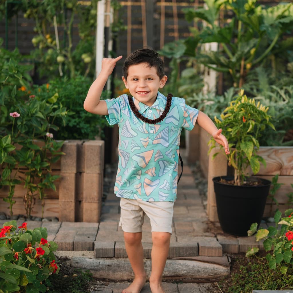 Shark Tooth Bamboo Polo