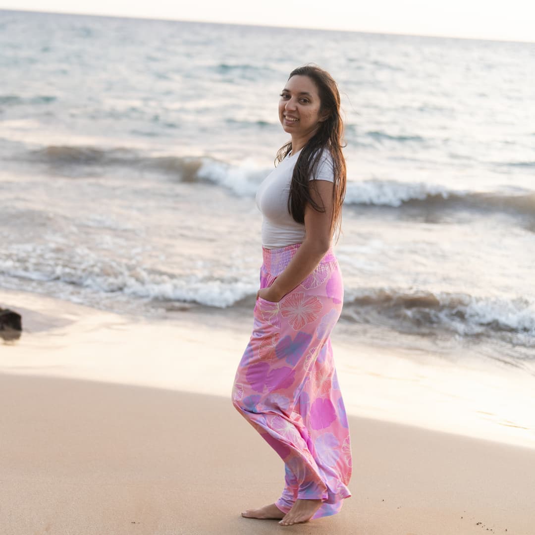 Seaflower Women's Bamboo Wide-Leg Pants