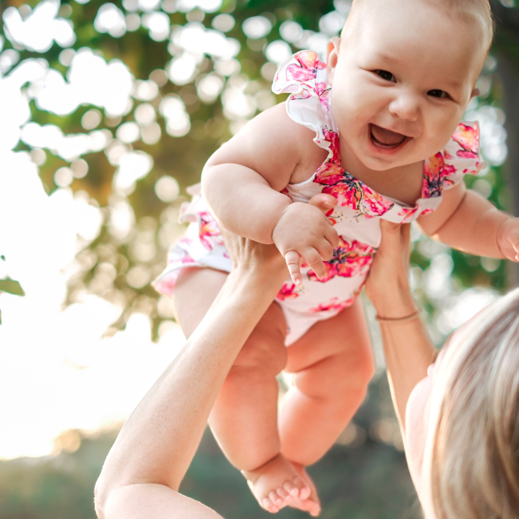 Hibiscus Kiss Ruffle Bamboo Romper