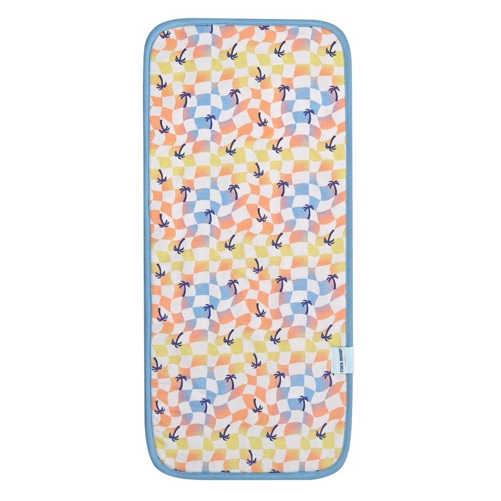 Sunset Checker Burp Cloth