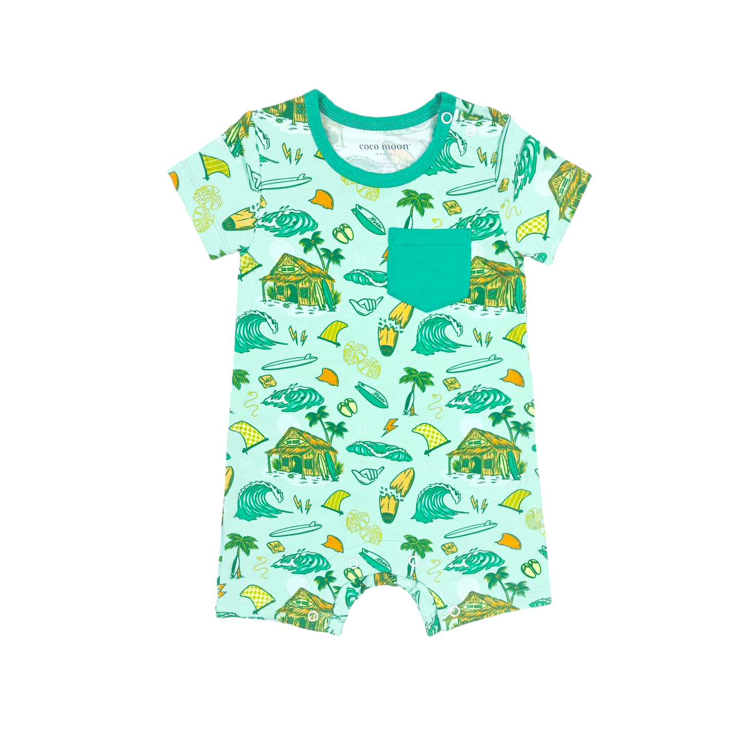 Golden Swell Shortie Bamboo Romper