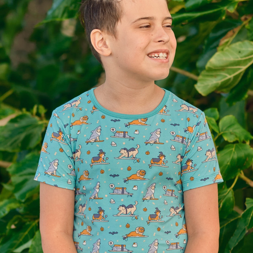 HOWL-oween Short Bamboo Pajamas