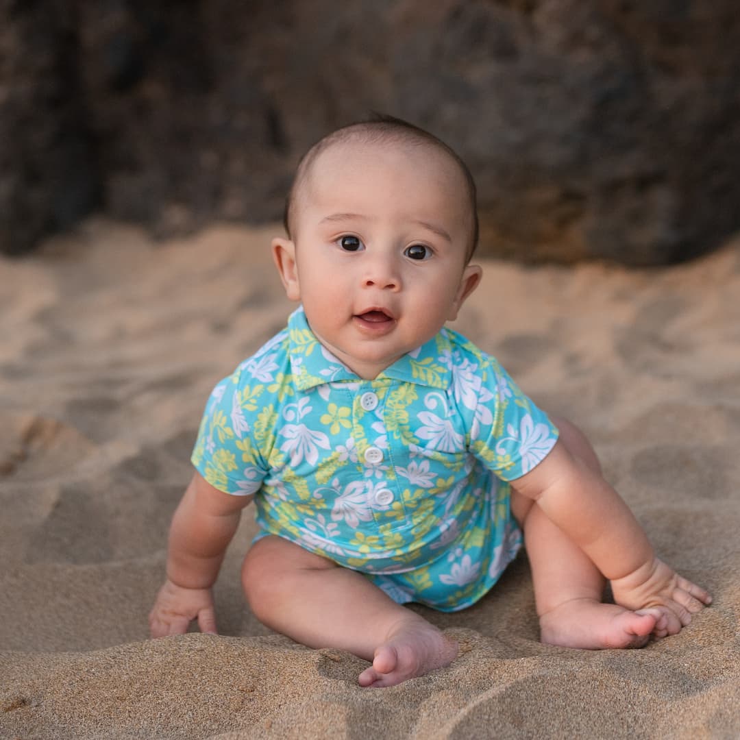 Naupaka Coast Polo Bamboo Romper