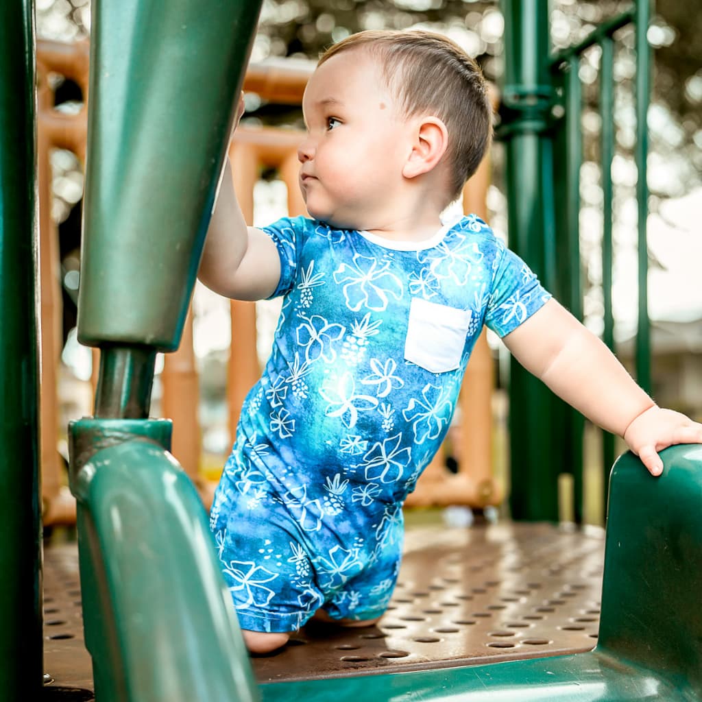 Pacific Hues Shortie Bamboo Romper