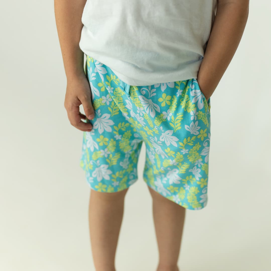 Naupaka Coast Bamboo Boy Shorts