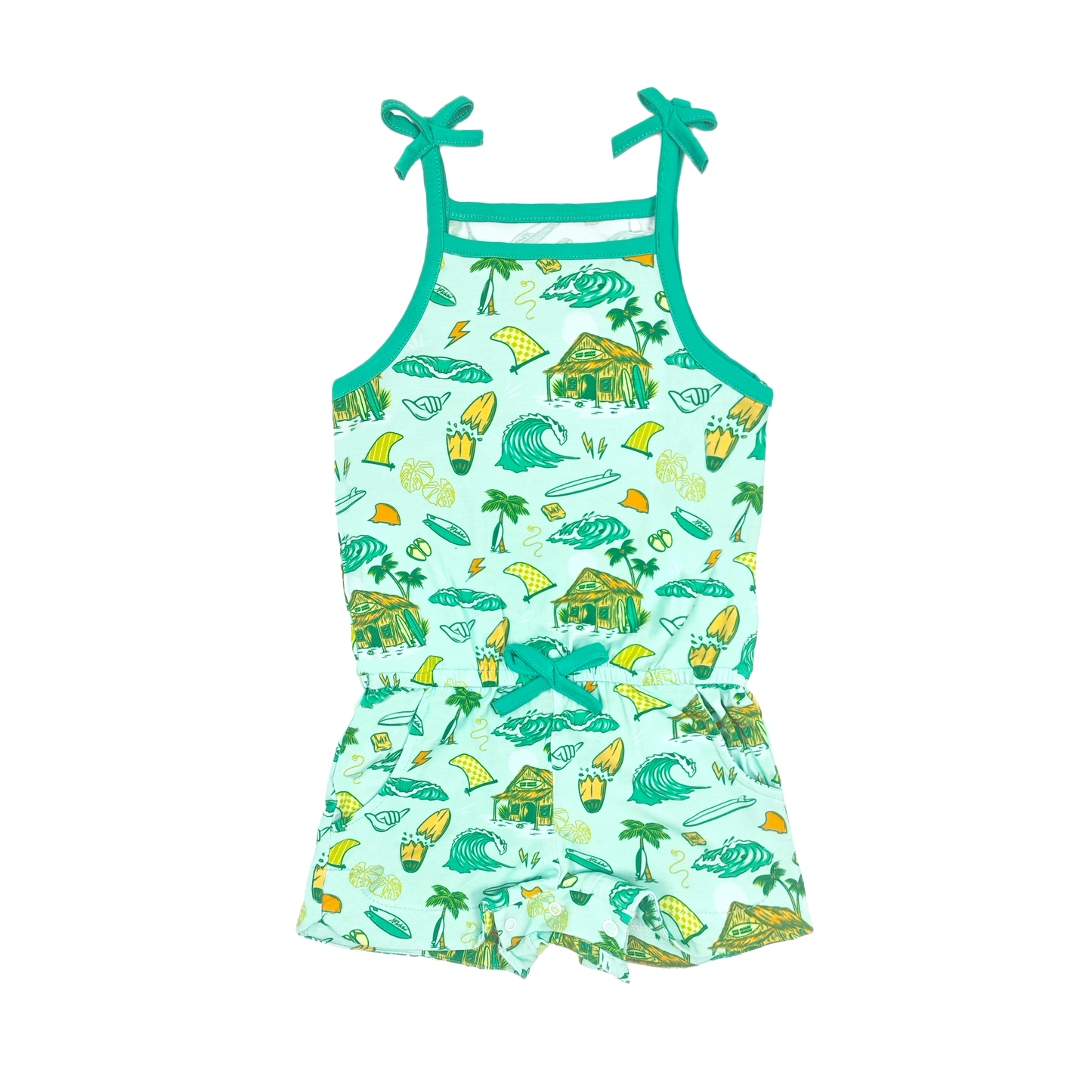Golden Swell Girls Shortie Bamboo Romper