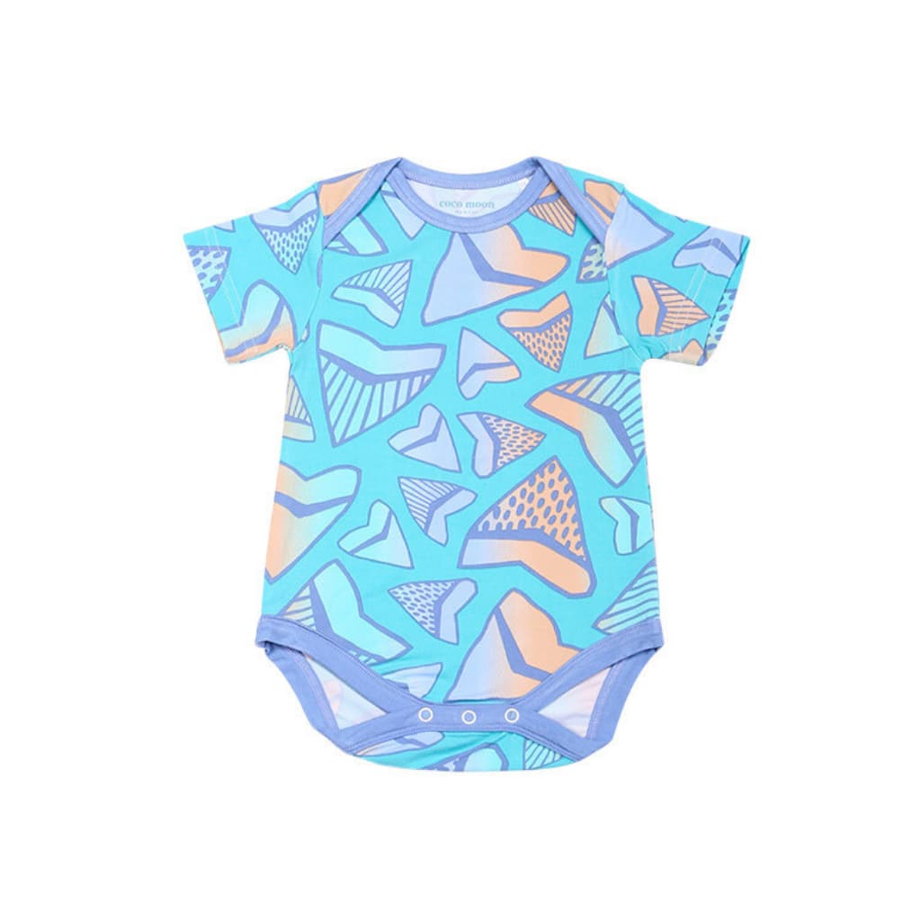 Shark Tooth Bamboo Onesie