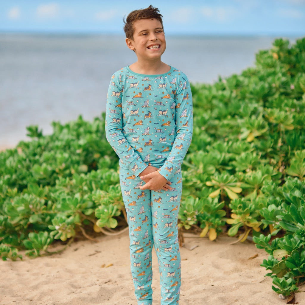 HOWL-oween Long Bamboo Pajamas