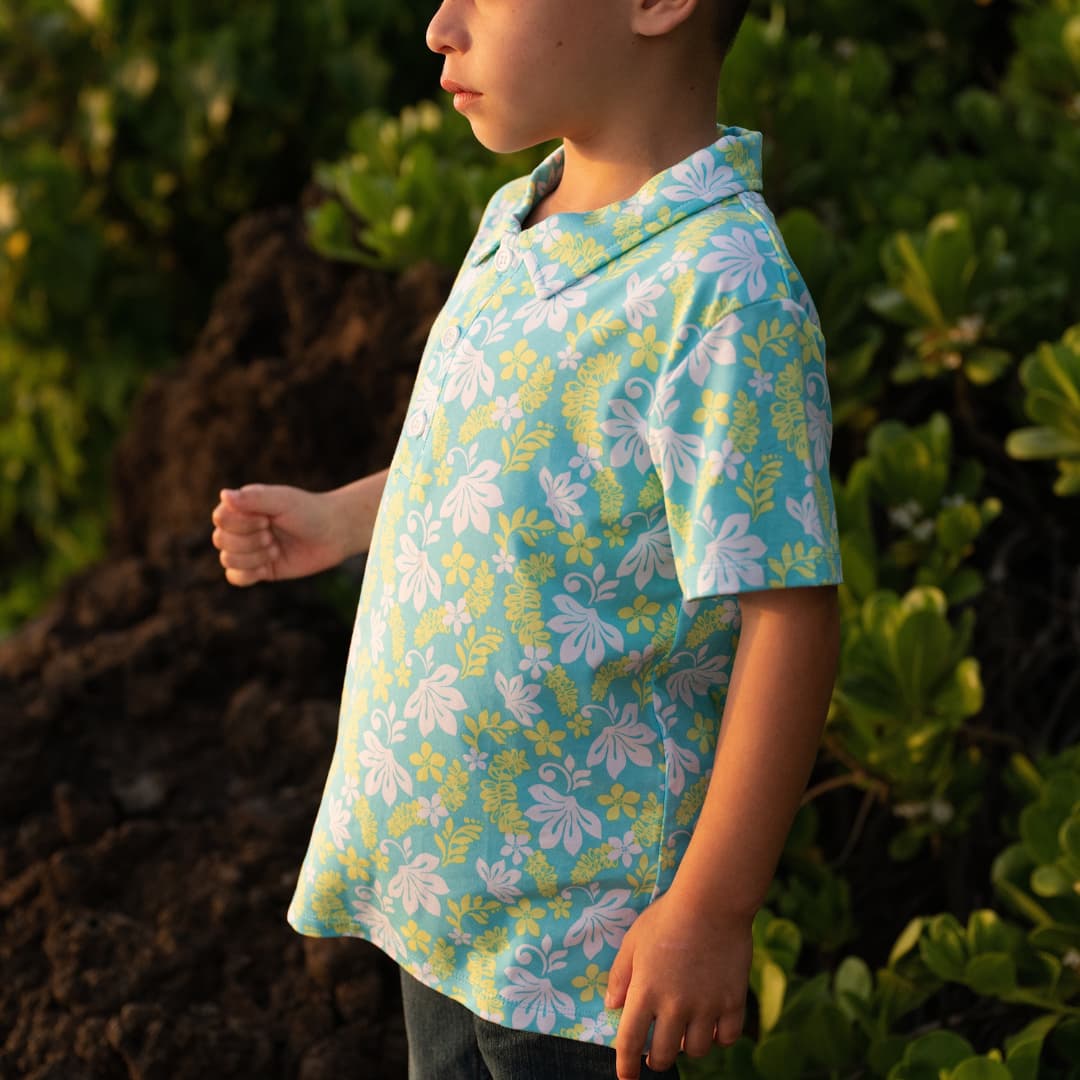 Naupaka Coast Bamboo Polo Shirt