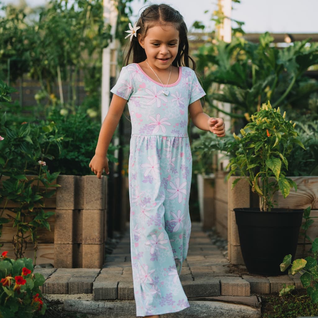 Tiare Blooms Bamboo Jumpsuit