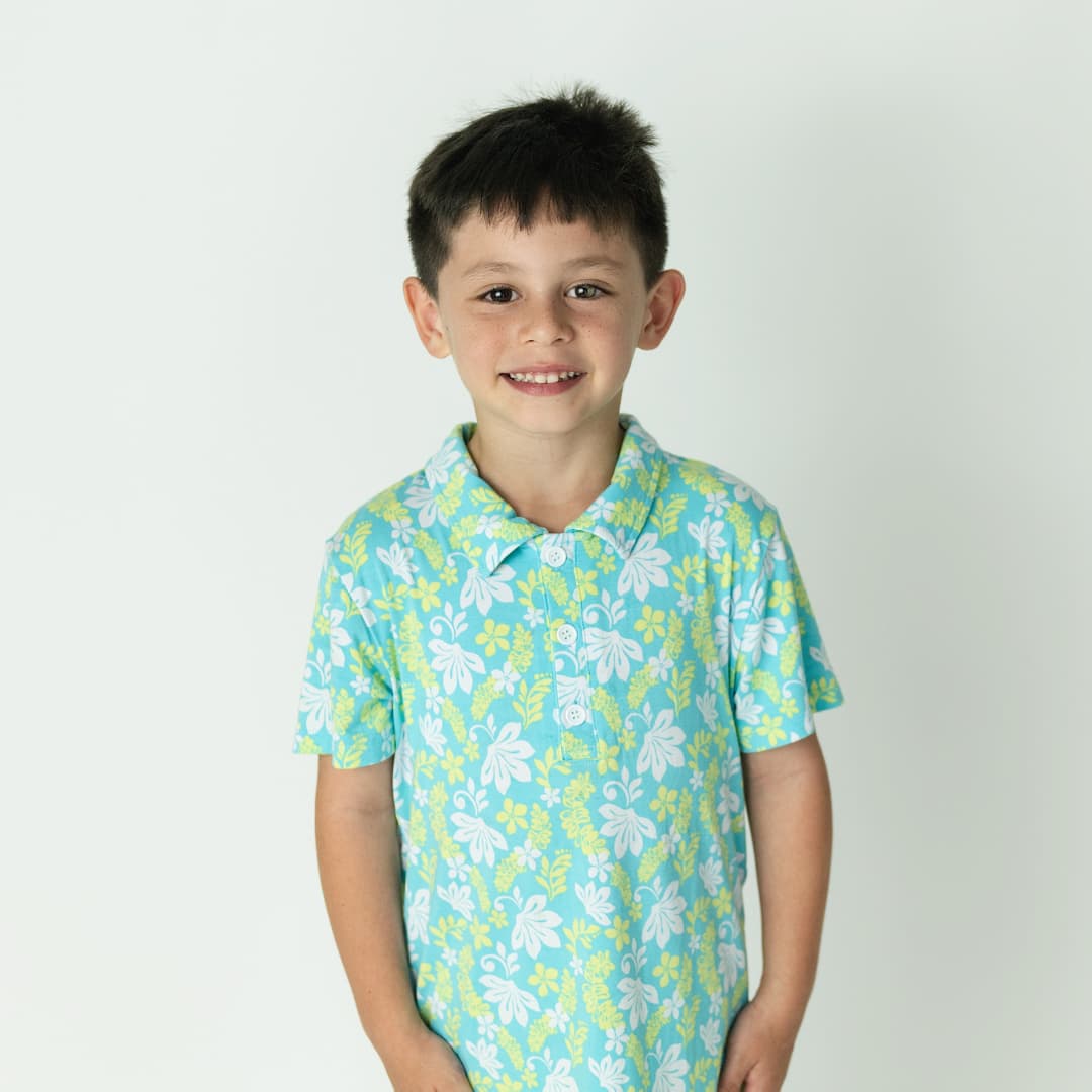 Naupaka Coast Bamboo Polo Shirt