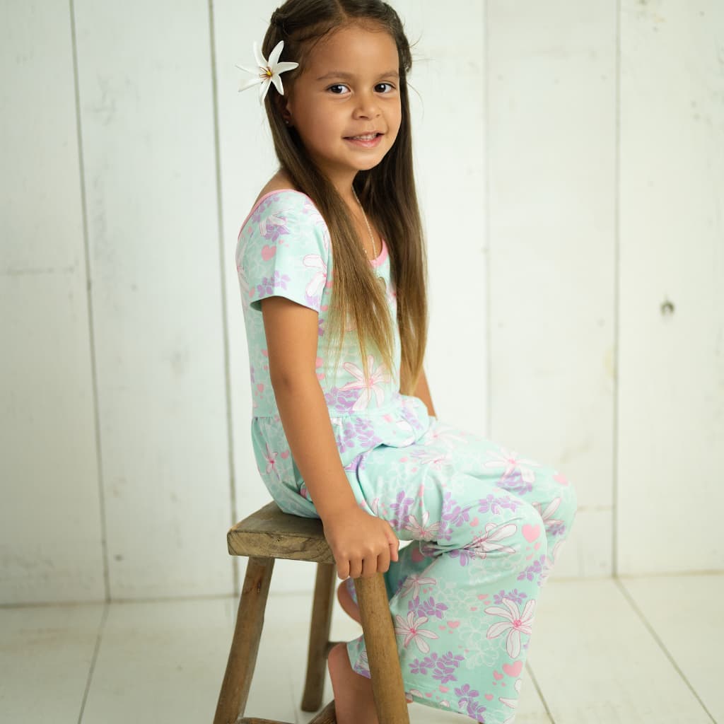 Tiare Blooms Bamboo Jumpsuit