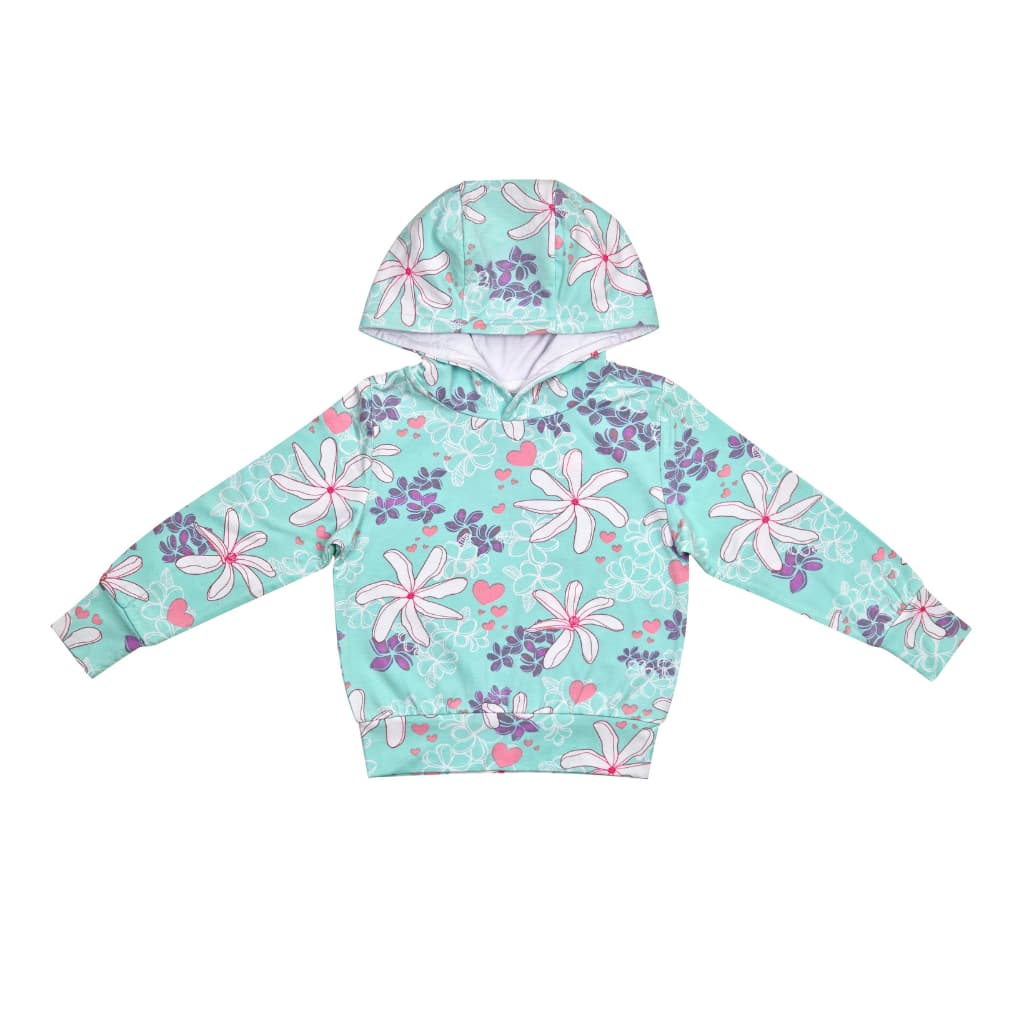 Tiare Blooms Bamboo Hoodie