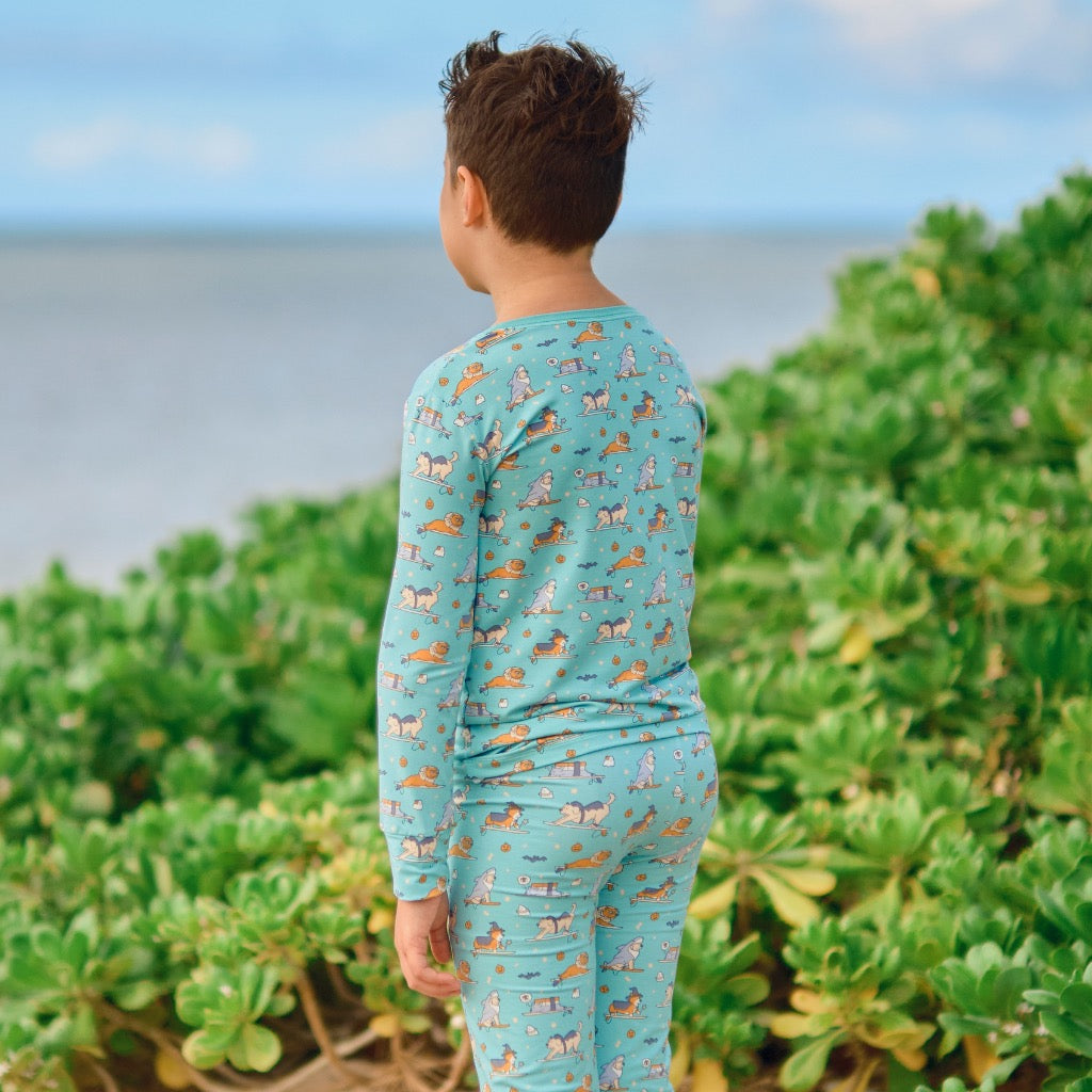 HOWL-oween Long Bamboo Pajamas