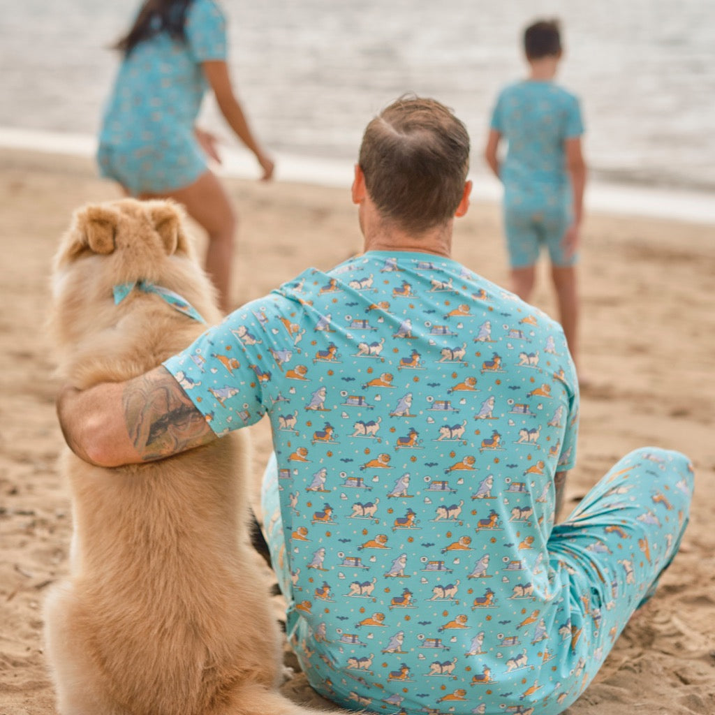 HOWL-oween Men's Bamboo Pajamas