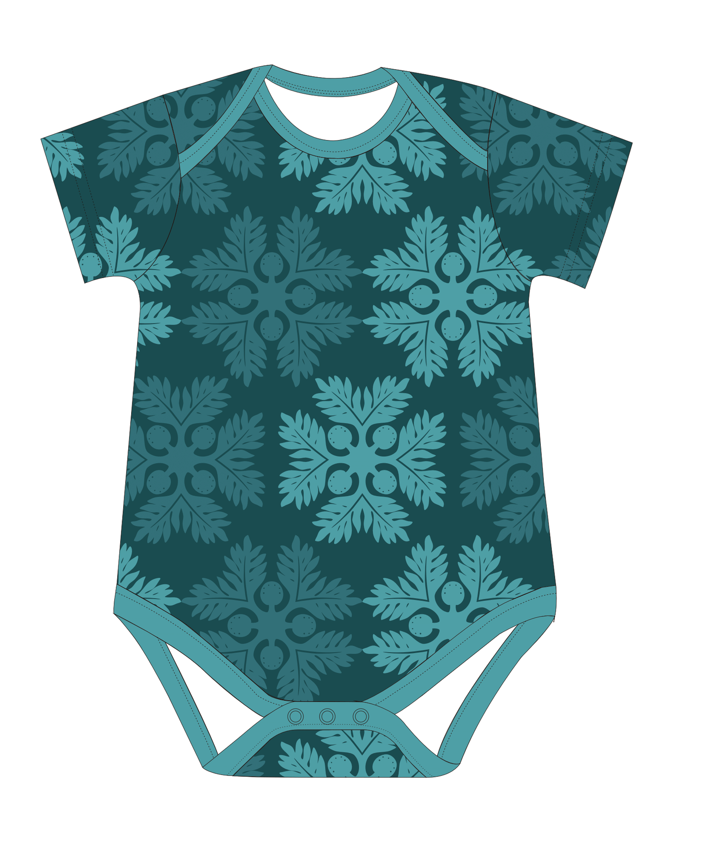 ʻUlu Grove Bamboo Onesie