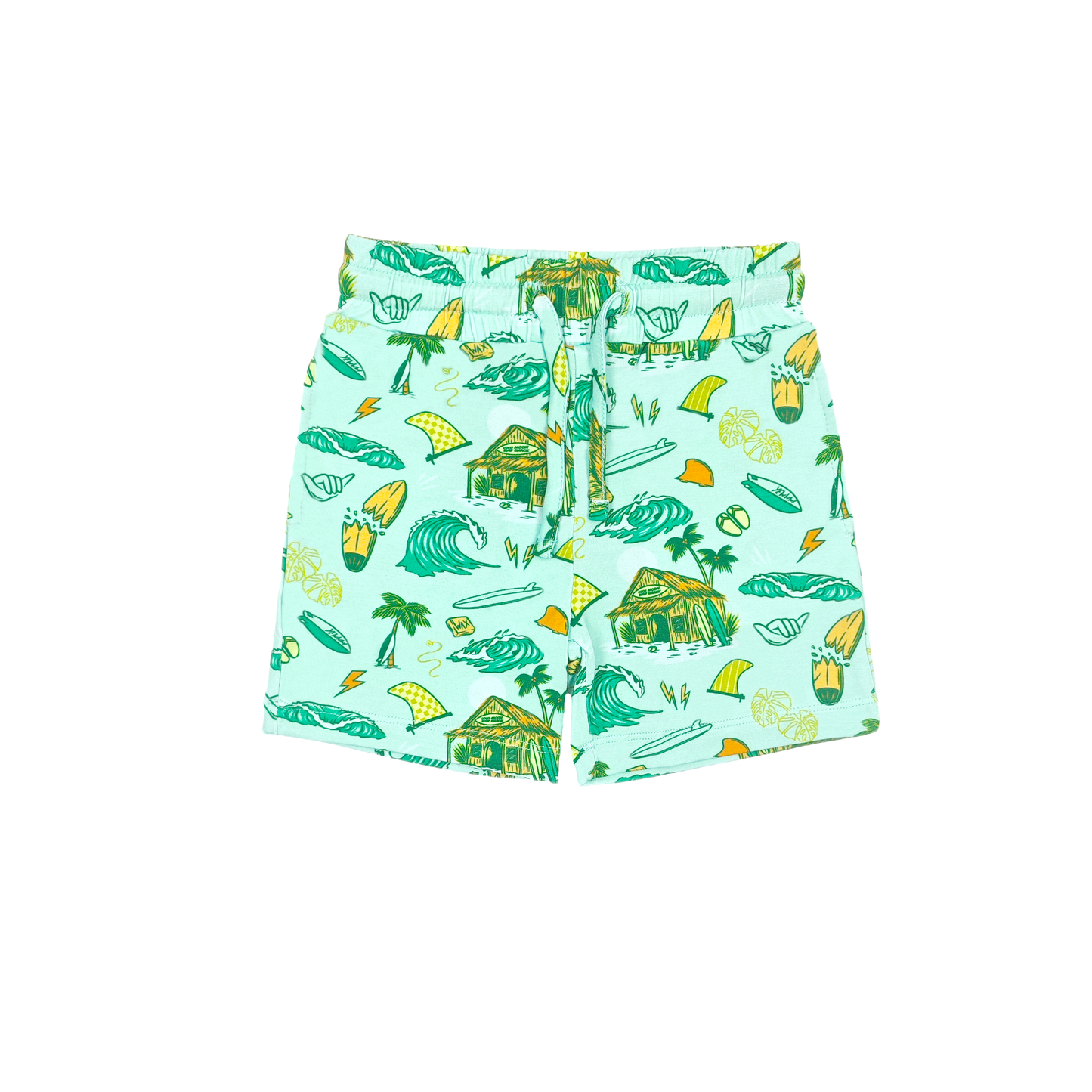 Golden Swell Bamboo Drawstring Shorts