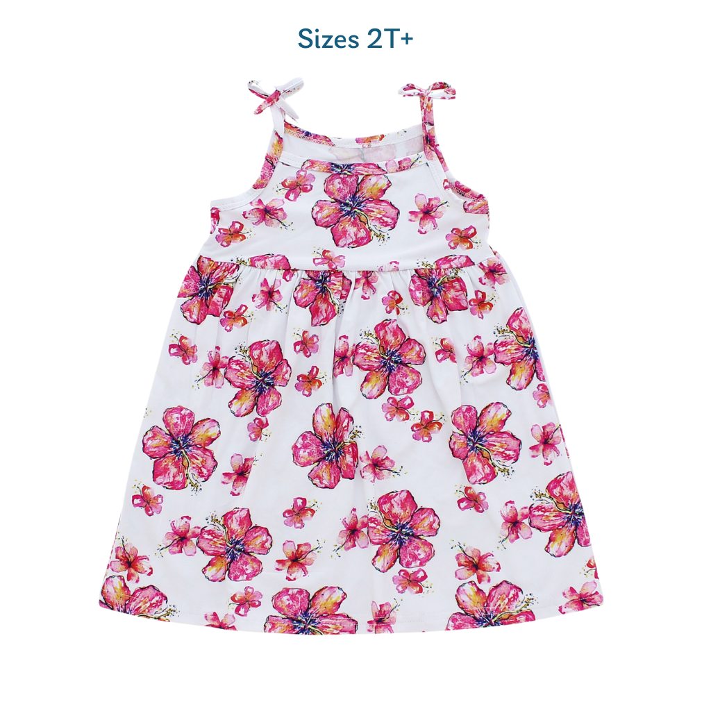 Hibiscus Kiss Bamboo Dress