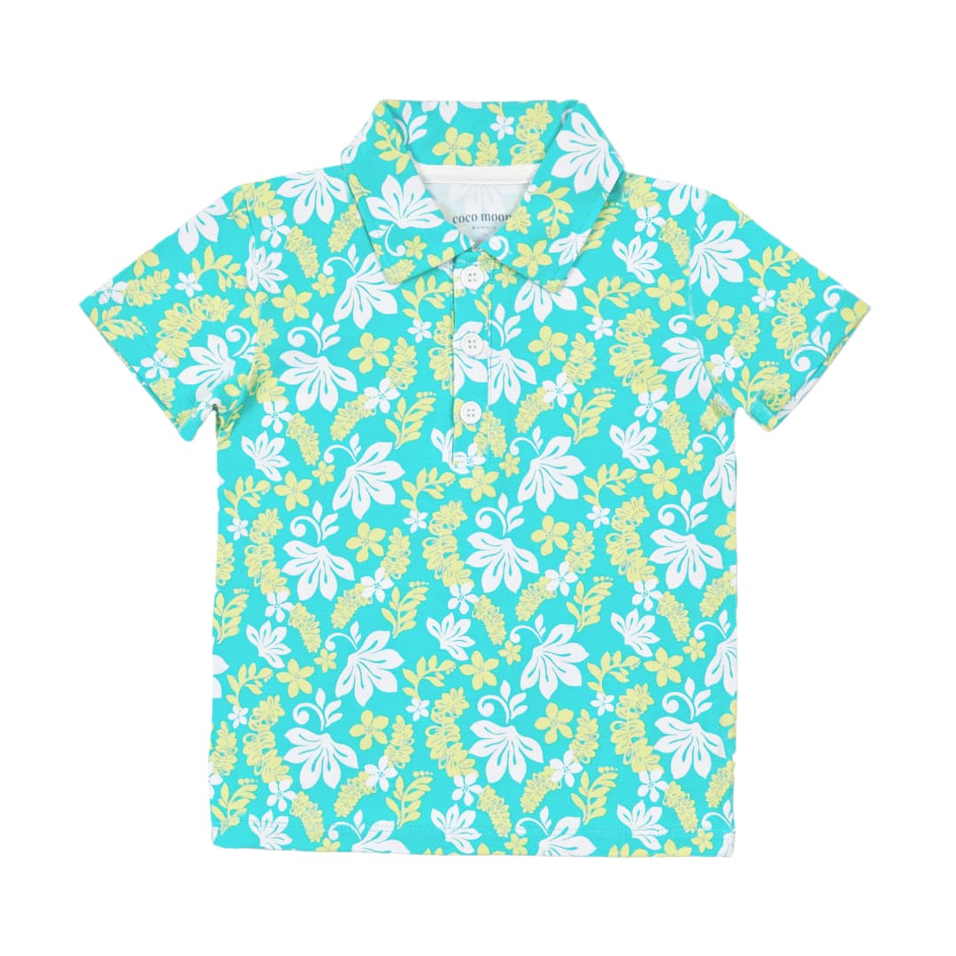 Naupaka Coast Bamboo Polo Shirt