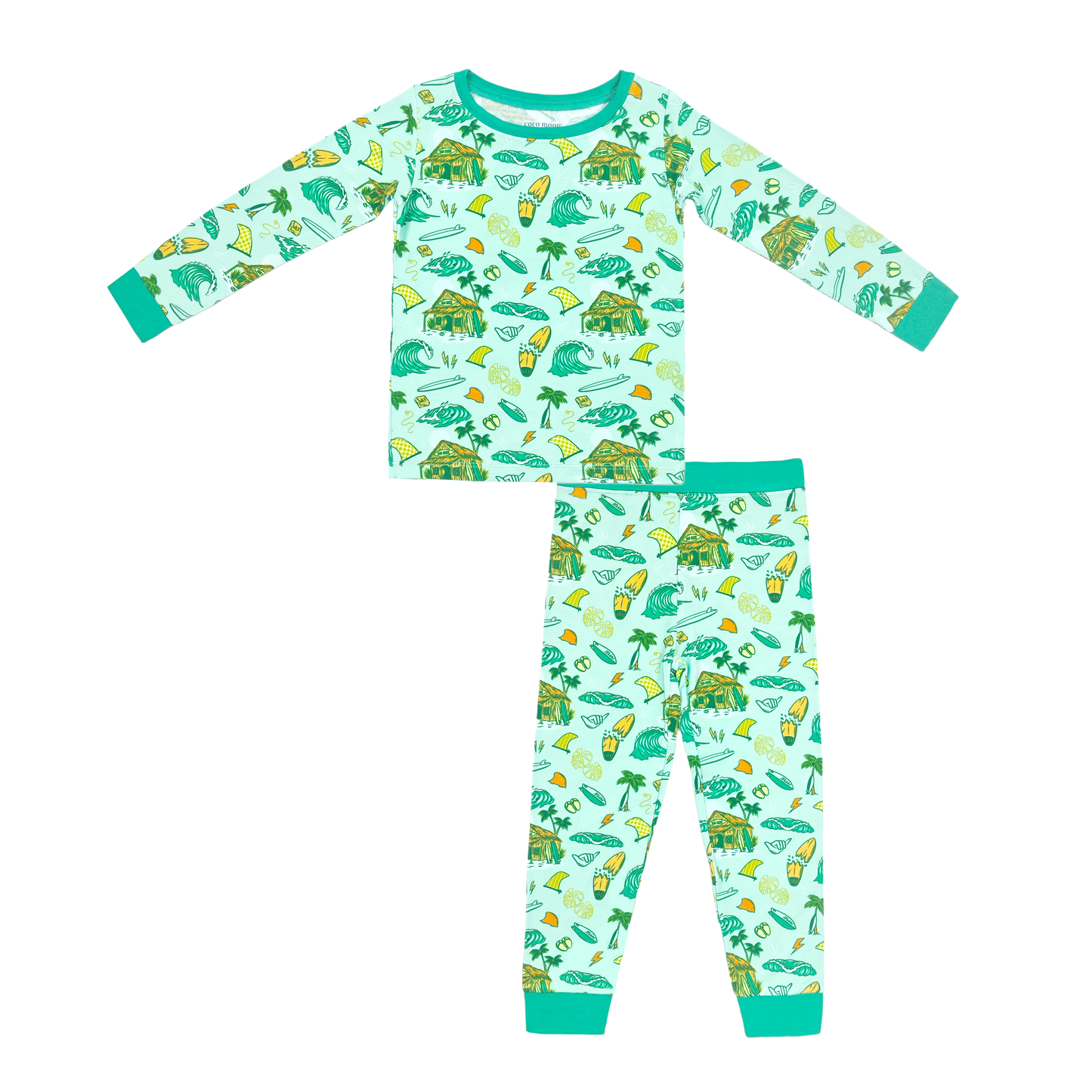 Golden Swell Long Bamboo Pajamas