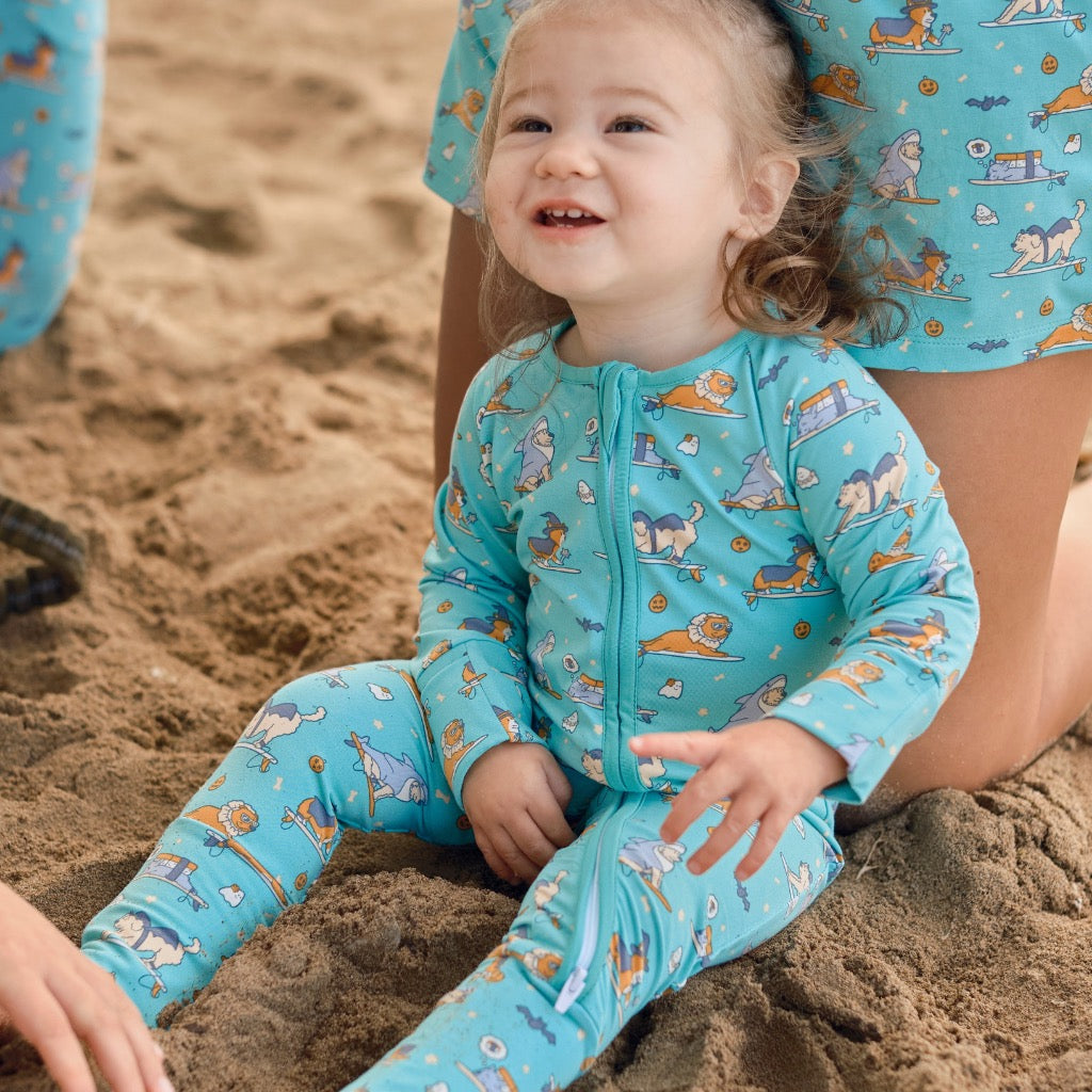 HOWL-oween Bamboo Coverall