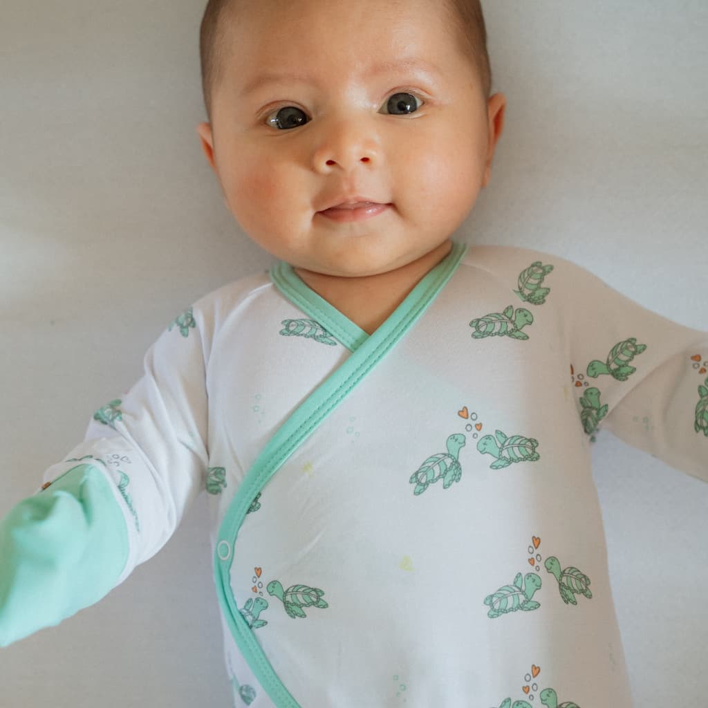 Honu Honi Bamboo Newborn Coverall