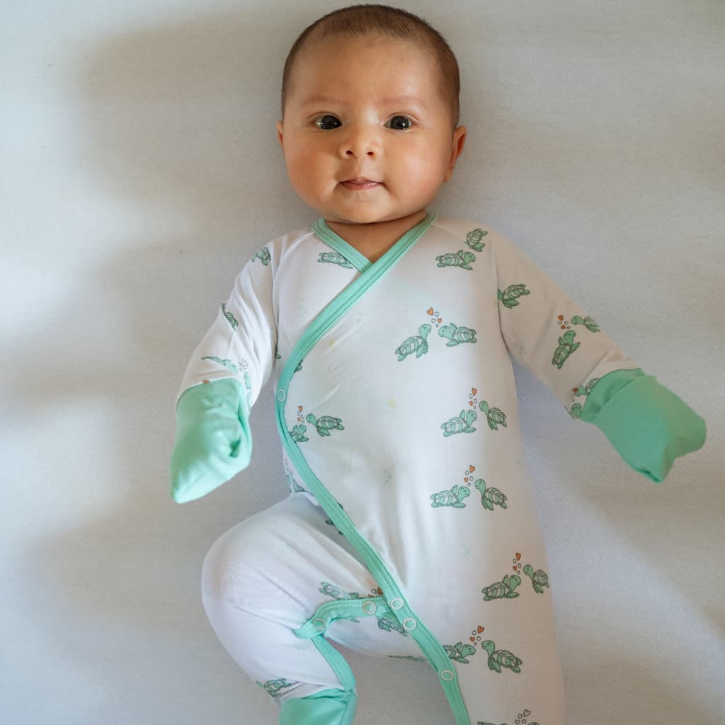 Honu Honi Bamboo Newborn Coverall