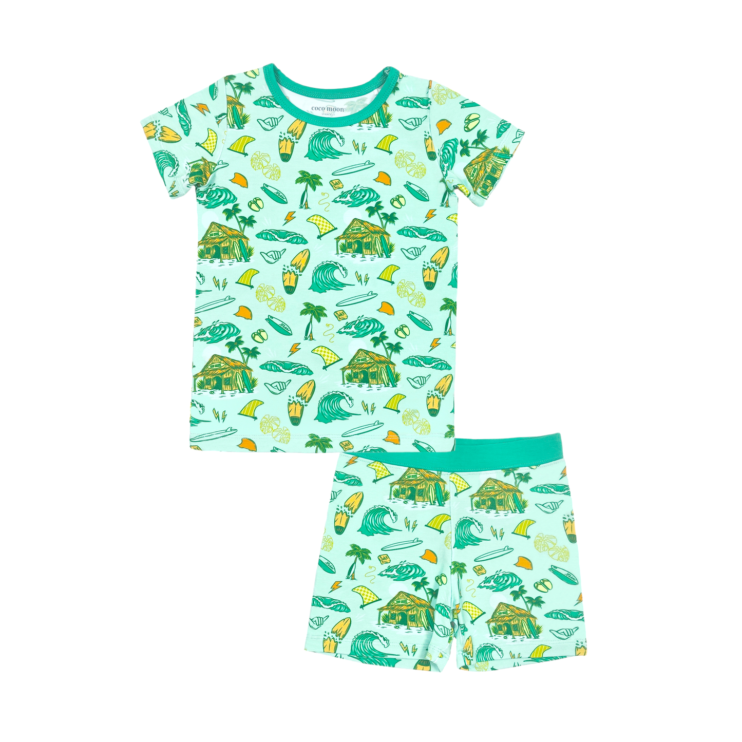 Golden Swell Short Bamboo Pajamas