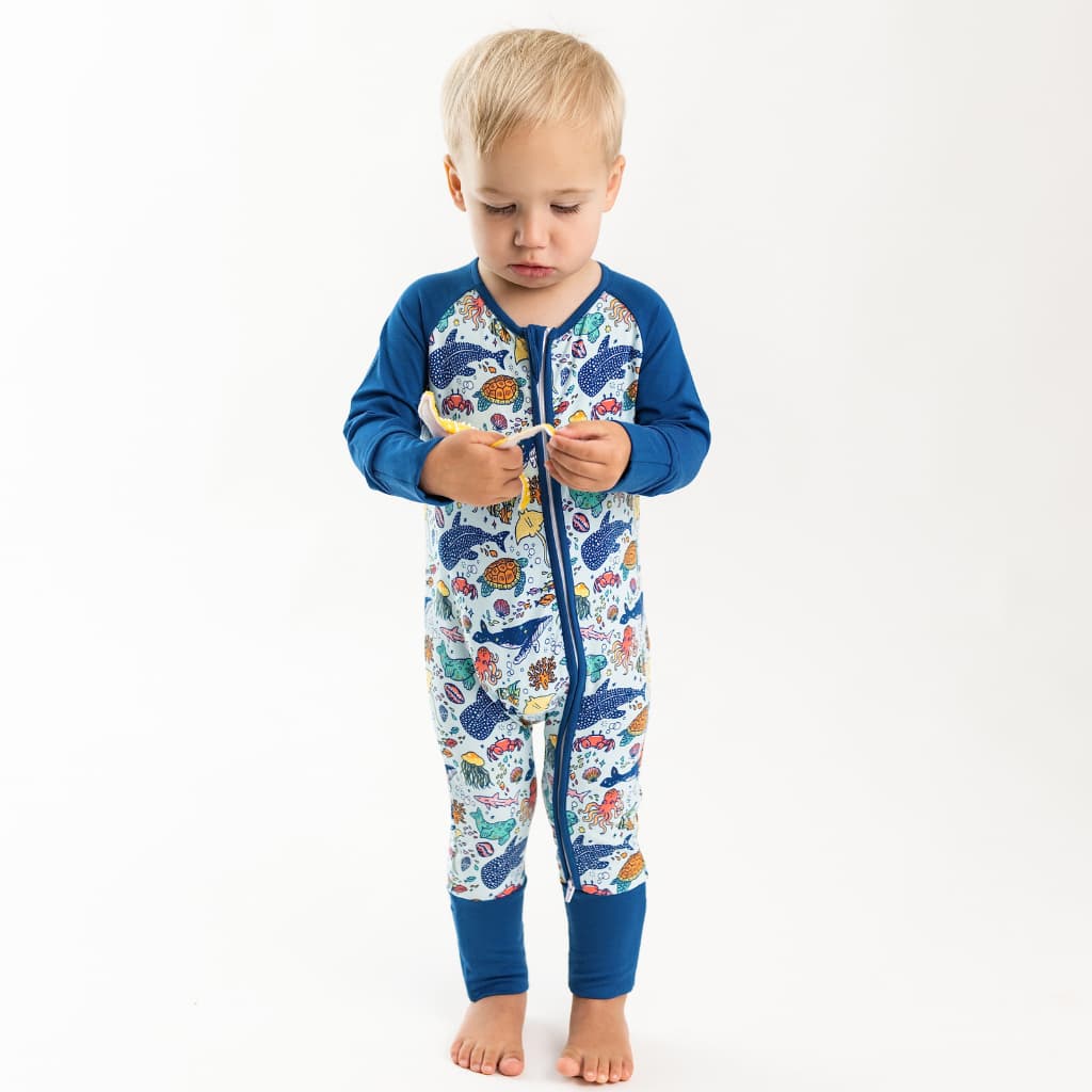 Big Blue World Bamboo Coverall
