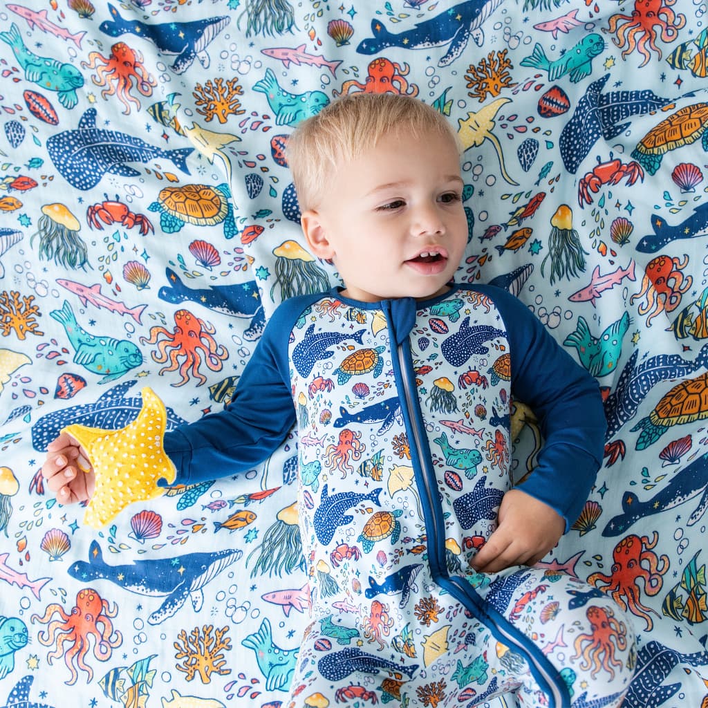 Big Blue World Bamboo Coverall