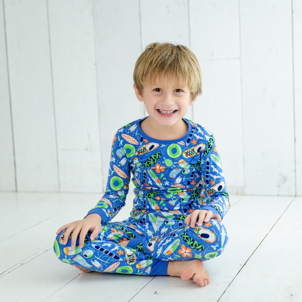 Beach Day Long Bamboo Pajamas
