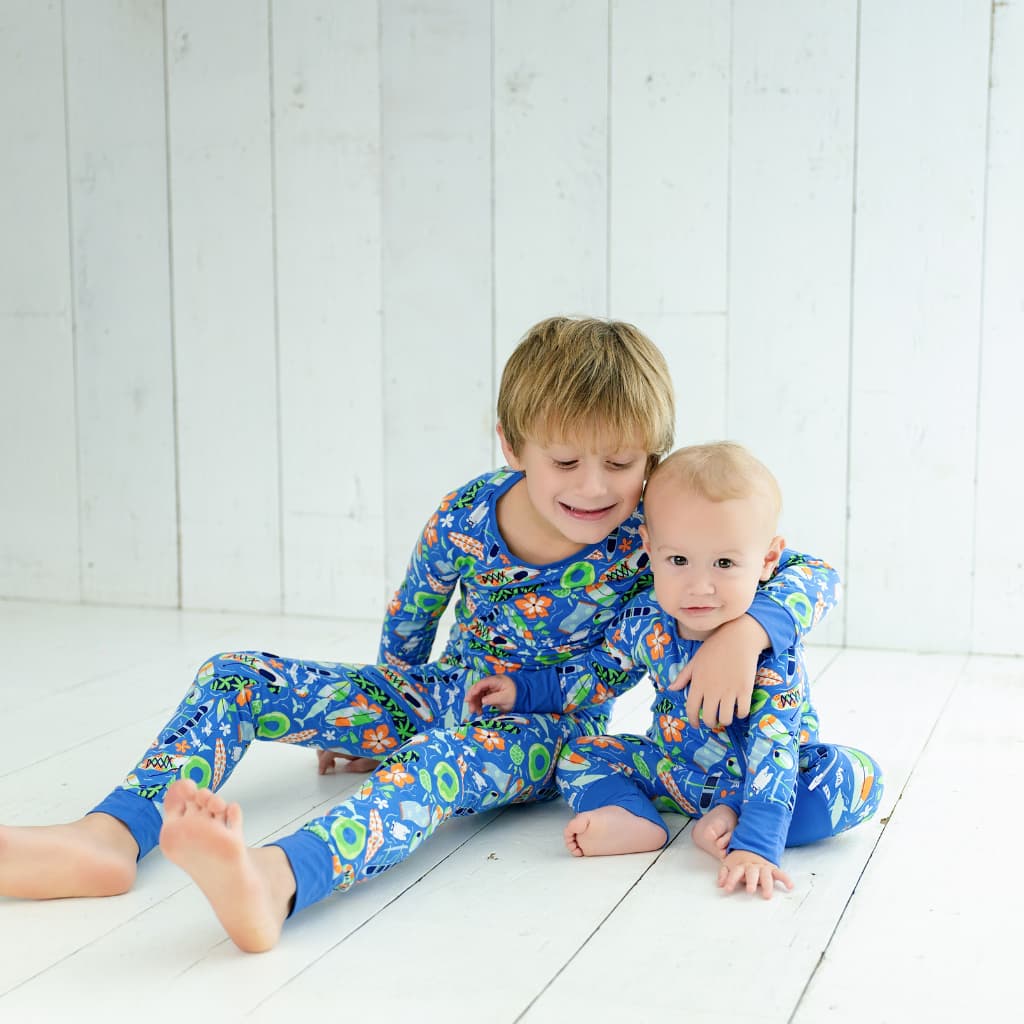 Beach Day Long Bamboo Pajamas