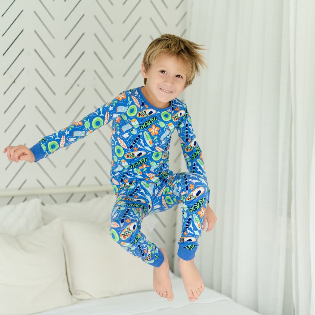 Beach Day Long Bamboo Pajamas