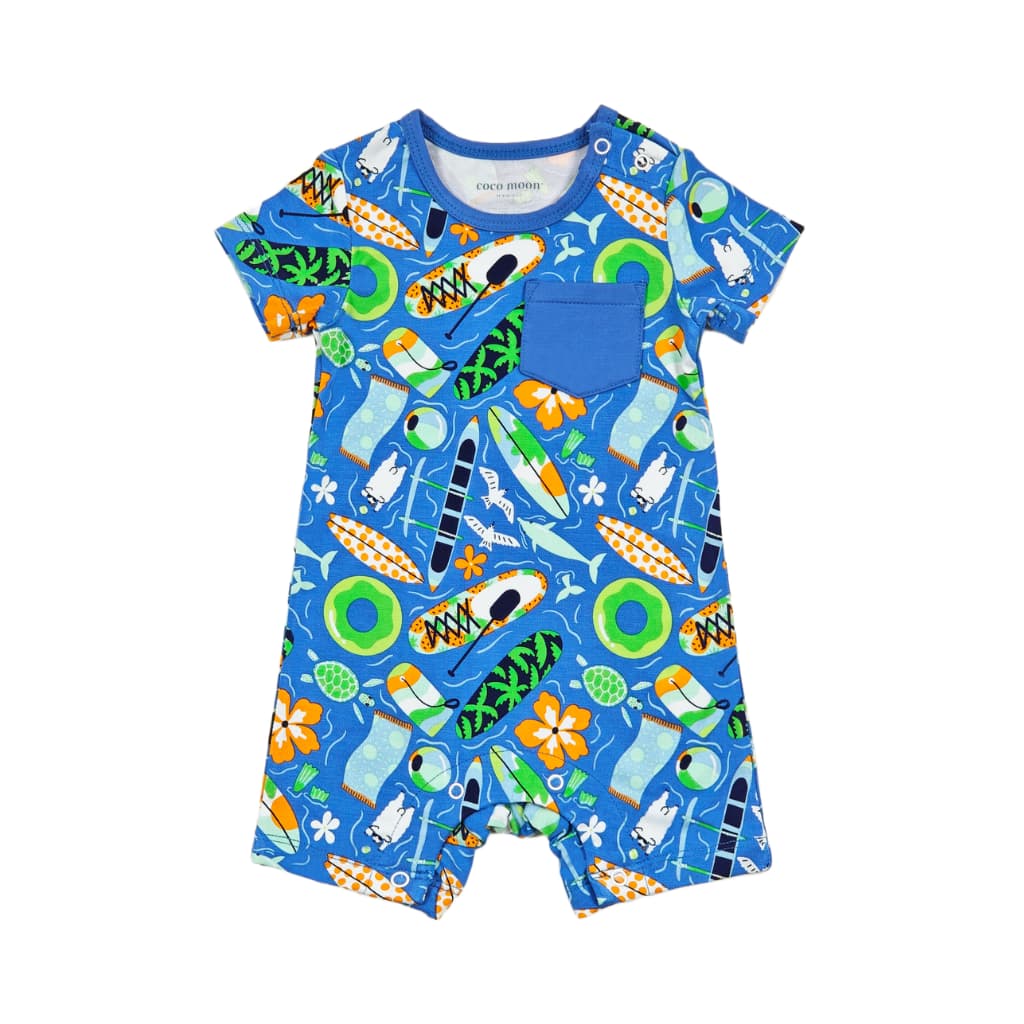 Beach Day Shortie Bamboo Romper