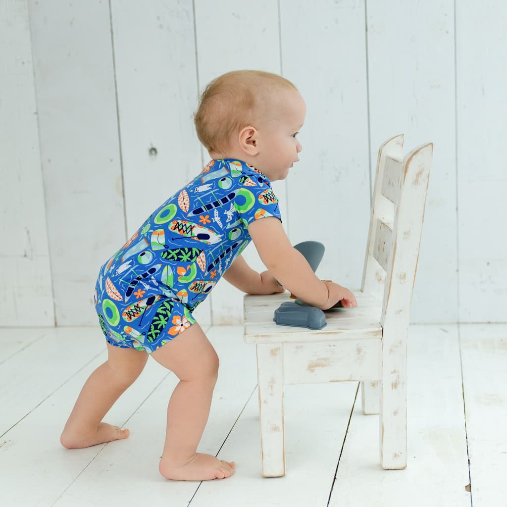 Beach Day Shortie Bamboo Romper